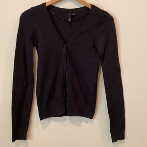 Divided by H&M brand black button up cardigan